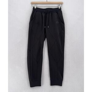 2eros Australian Lifestyle Womens Gray Slim Drawstring Crop Track Pants Sz XS